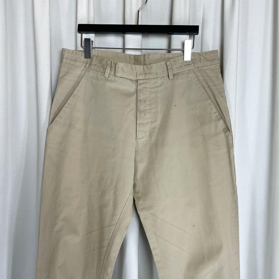 베이지 슬림 치노팬츠 상품이미지3