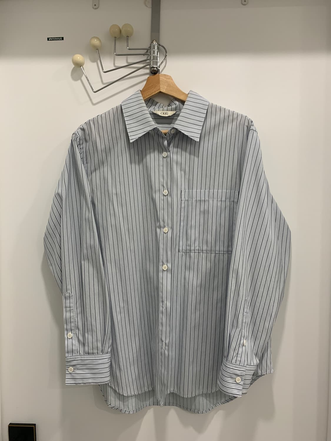 [ORR] 오르 스트라이프 투톤 셔츠 (정가13만원) 상품이미지4