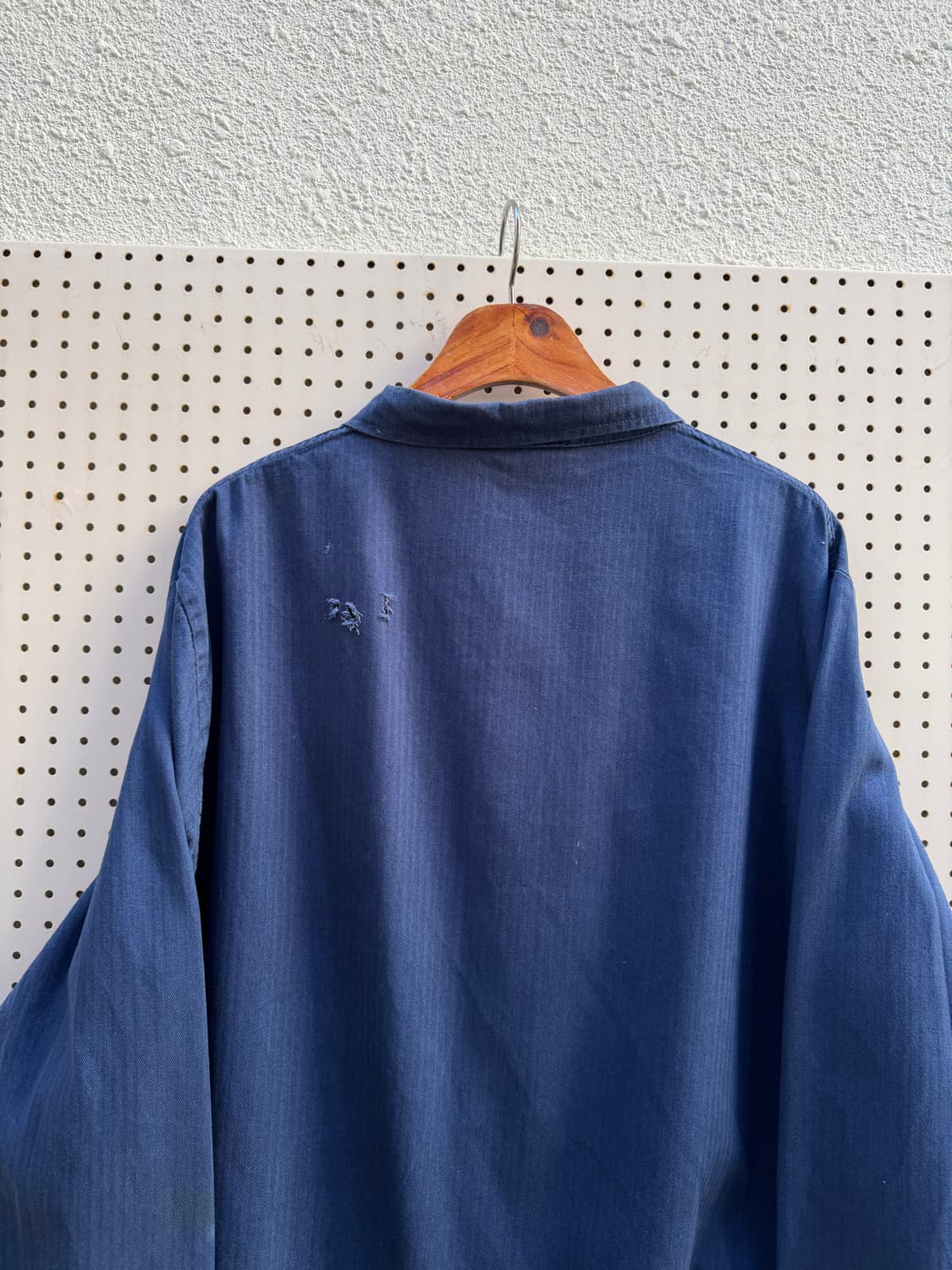 OLD VINTAGE WASHED HBT 헤링본 빈티지프렌치워크자켓 상품이미지7