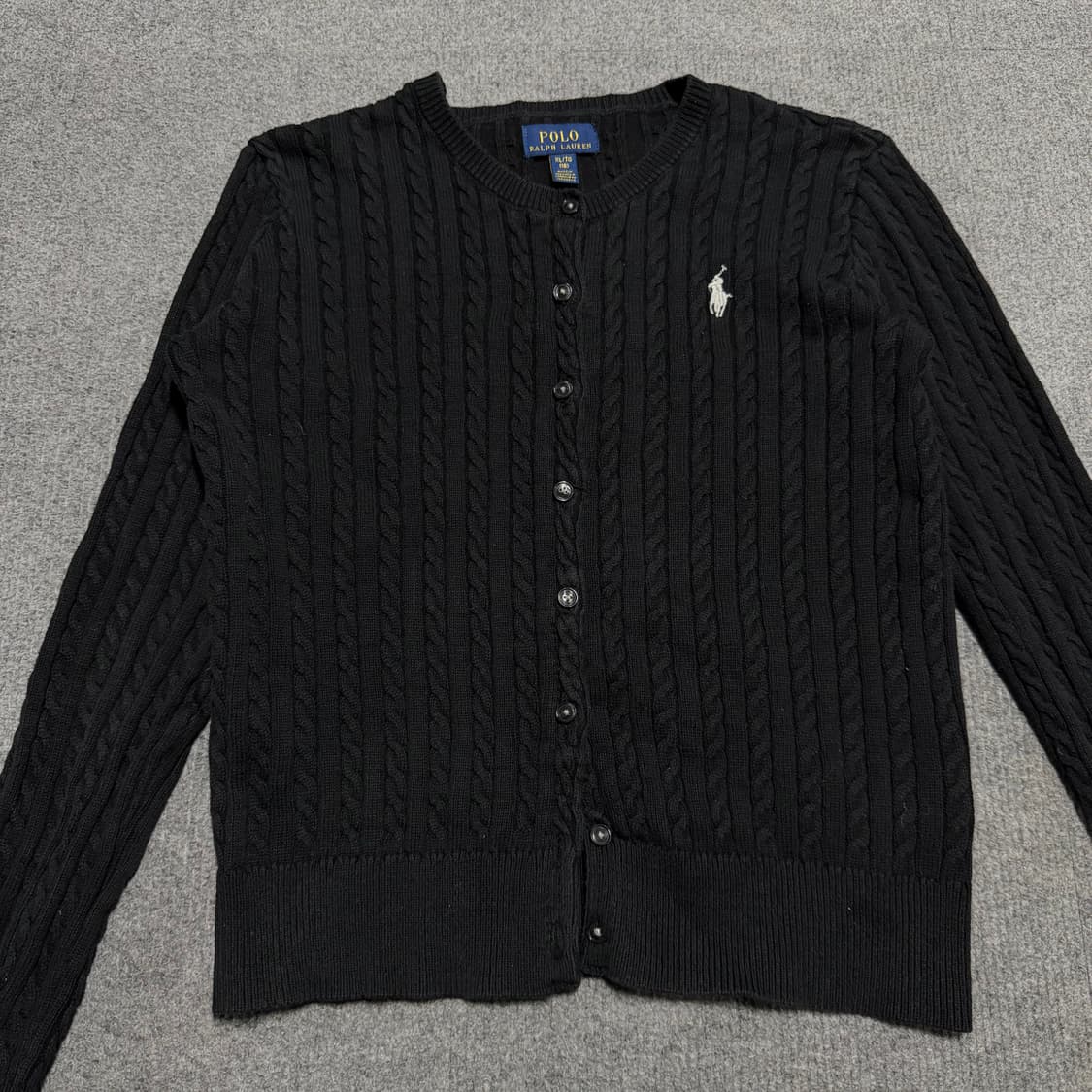 폴로 랄프로렌 블랙 가디건 XL 상품이미지2
