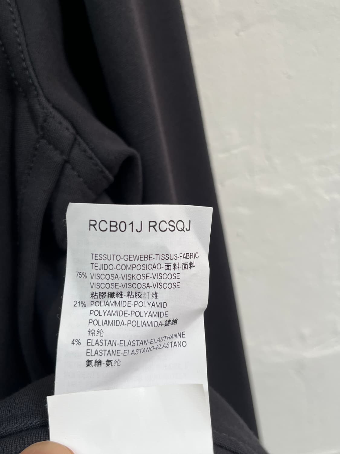 Armani 꼴레지오니 투웨이 집업자켓 블랙 M 상품이미지5