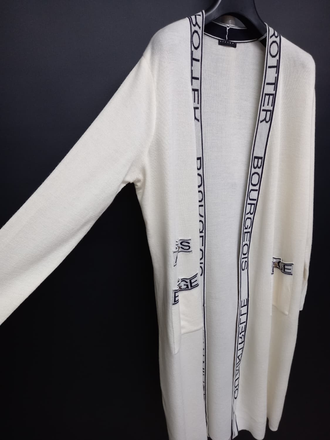 새 시슬리 춘추동 롱 니트 가디건 F 44-77 상품이미지4