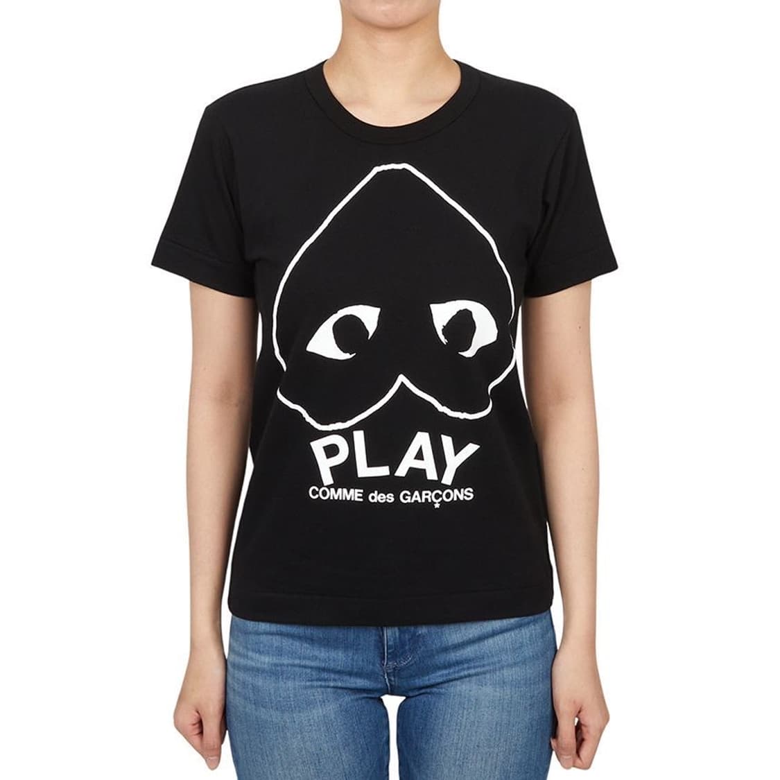 정품) 꼼데가르송 여성 반팔티 L사이즈  상품이미지1