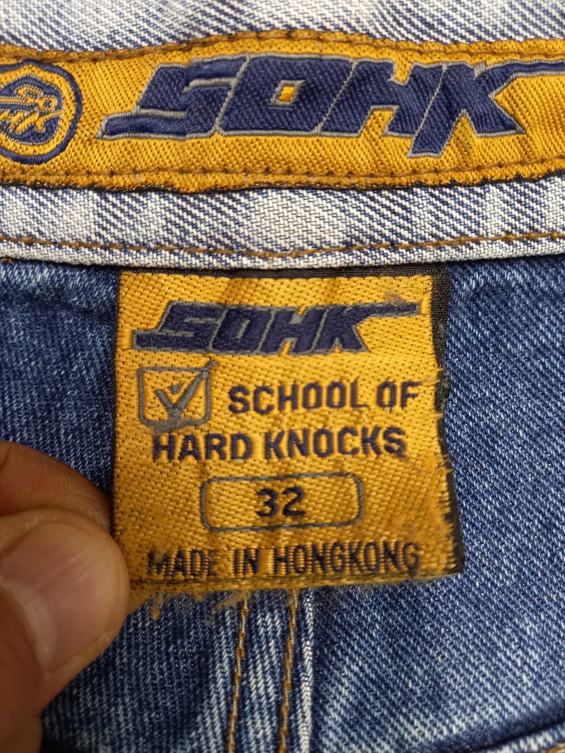 32 S.O.H.K HongKong 세미와이드진 연청 32-402 상품이미지8