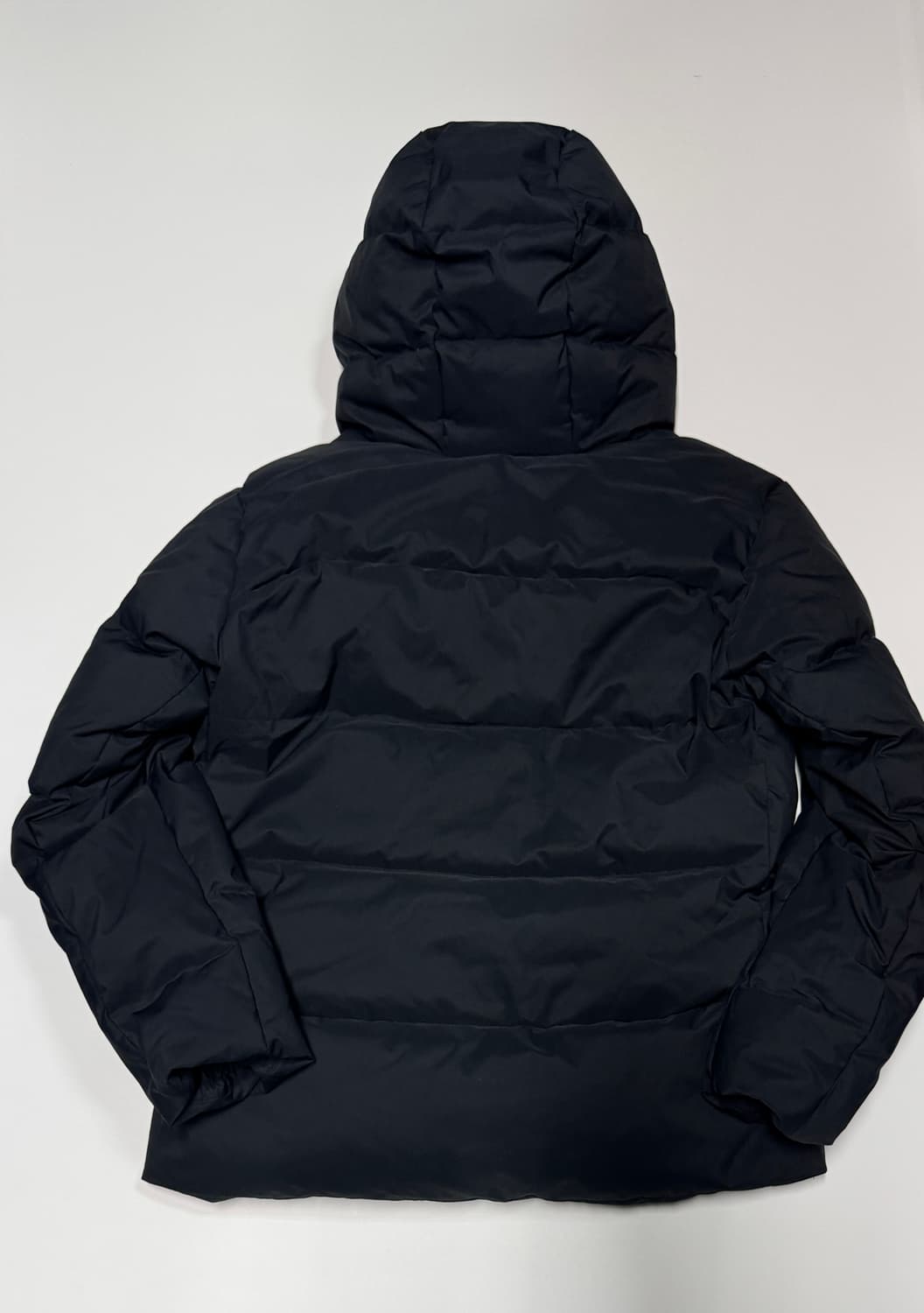 데상트 블랙 덕 다운 후드 패딩 자켓 L 상품이미지2