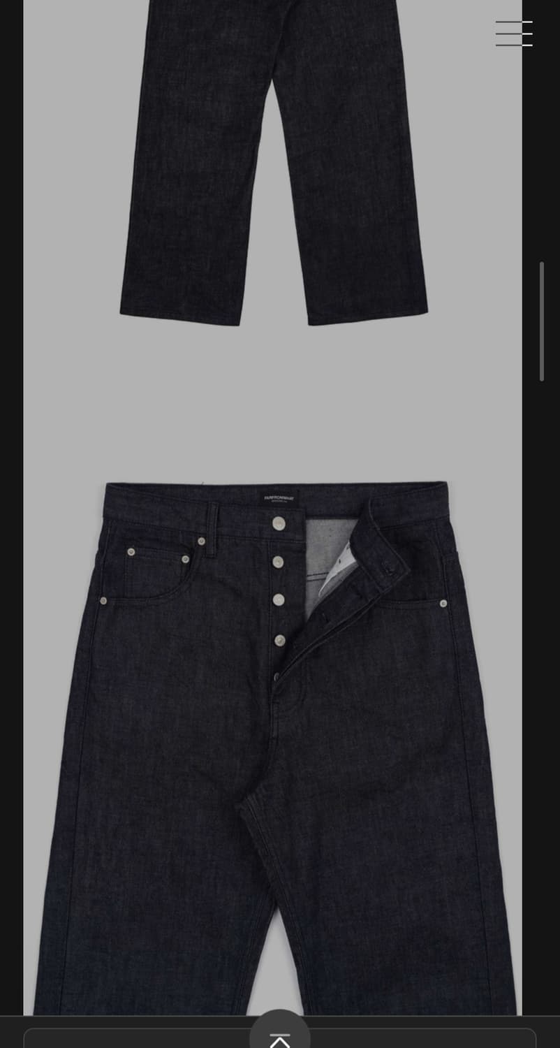 Far raw texture denim 상품이미지3