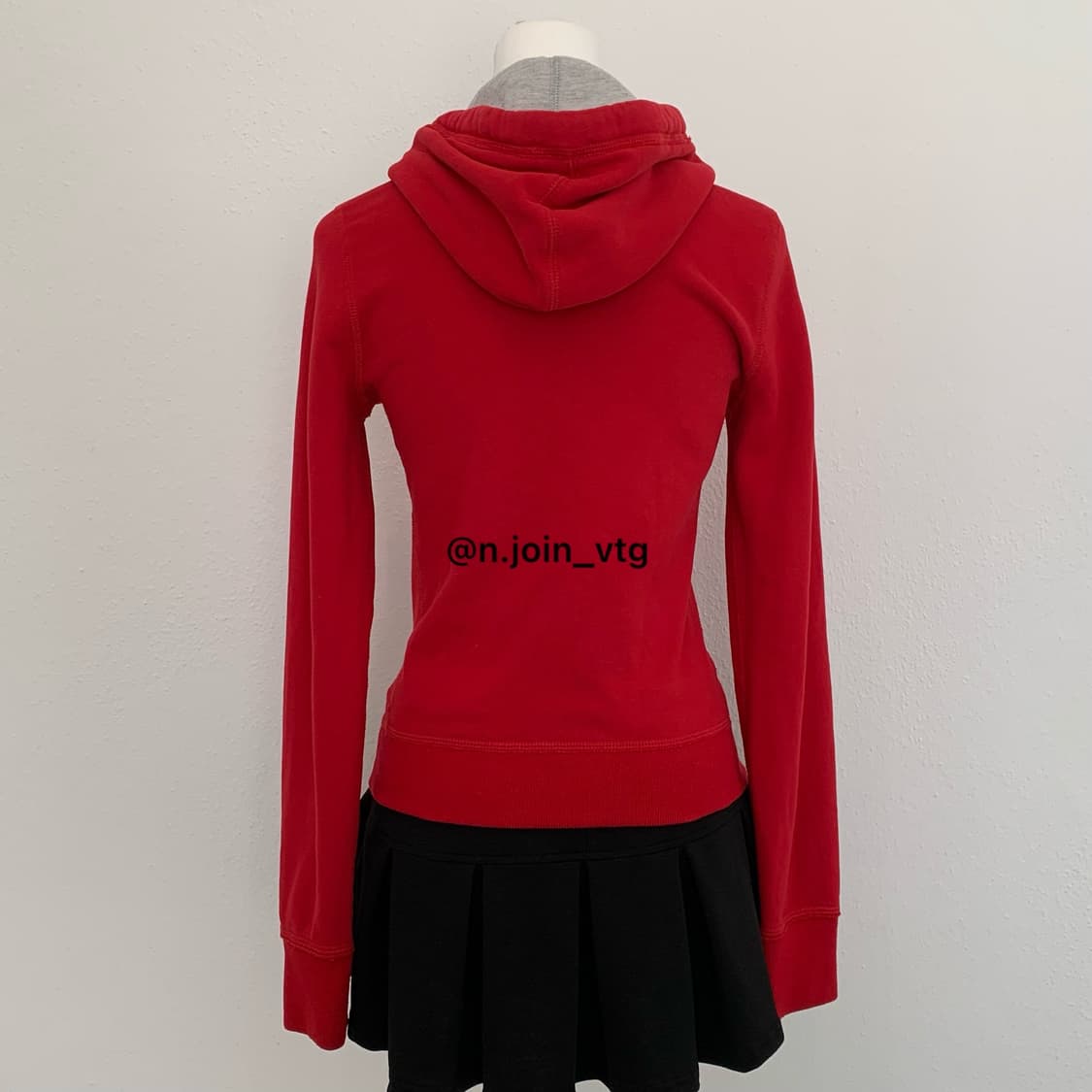 아베크롬비 레드 후드집업 상품이미지3