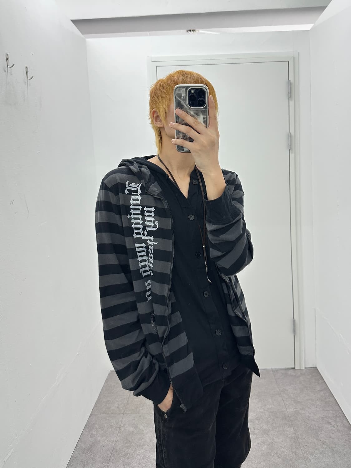 Spinash gothic punk layered hood 상품이미지2