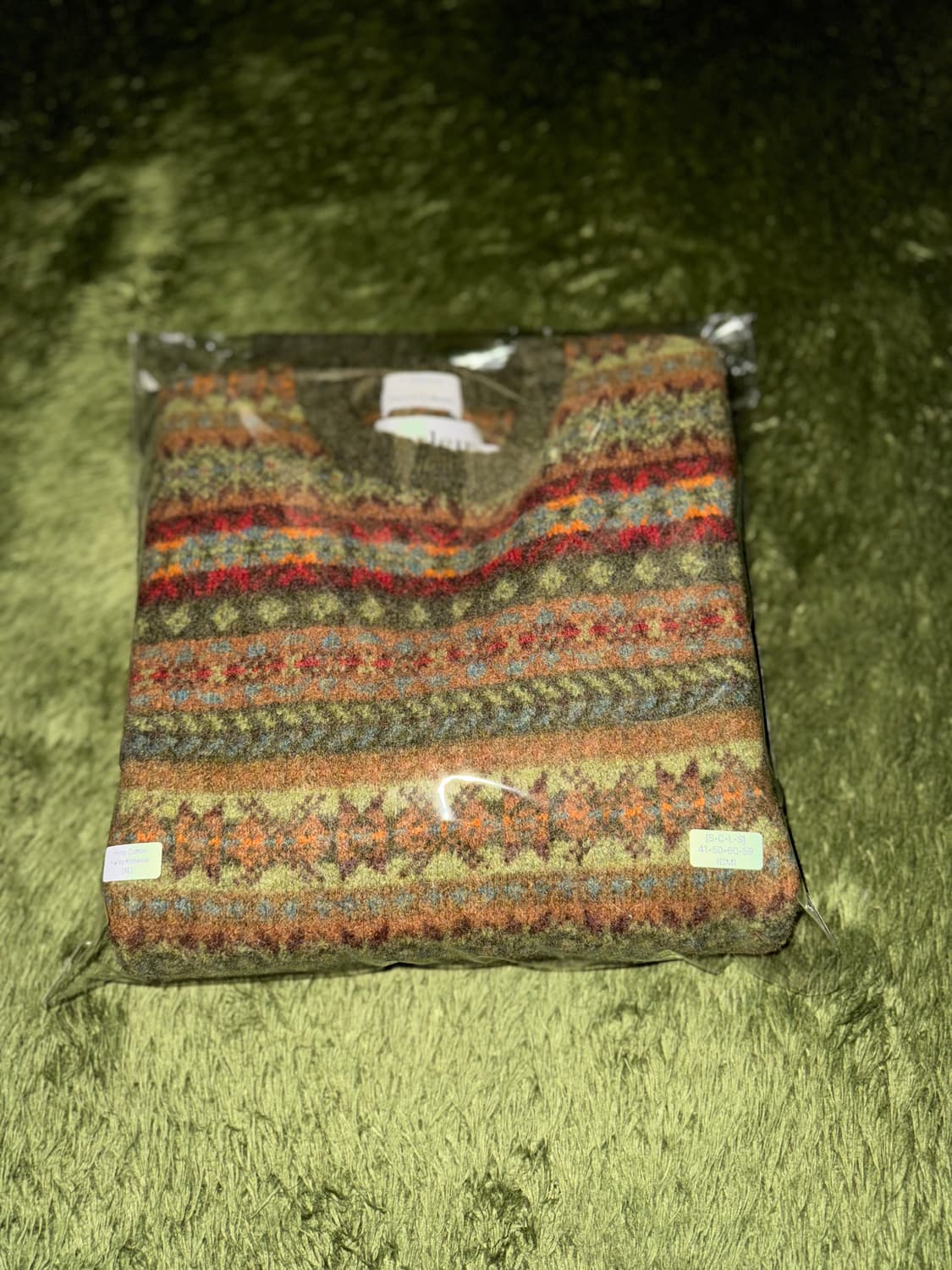 할리 오브 스코틀랜드 헨리 코튼 별주 페어 아일 심리스 니트 상품이미지10