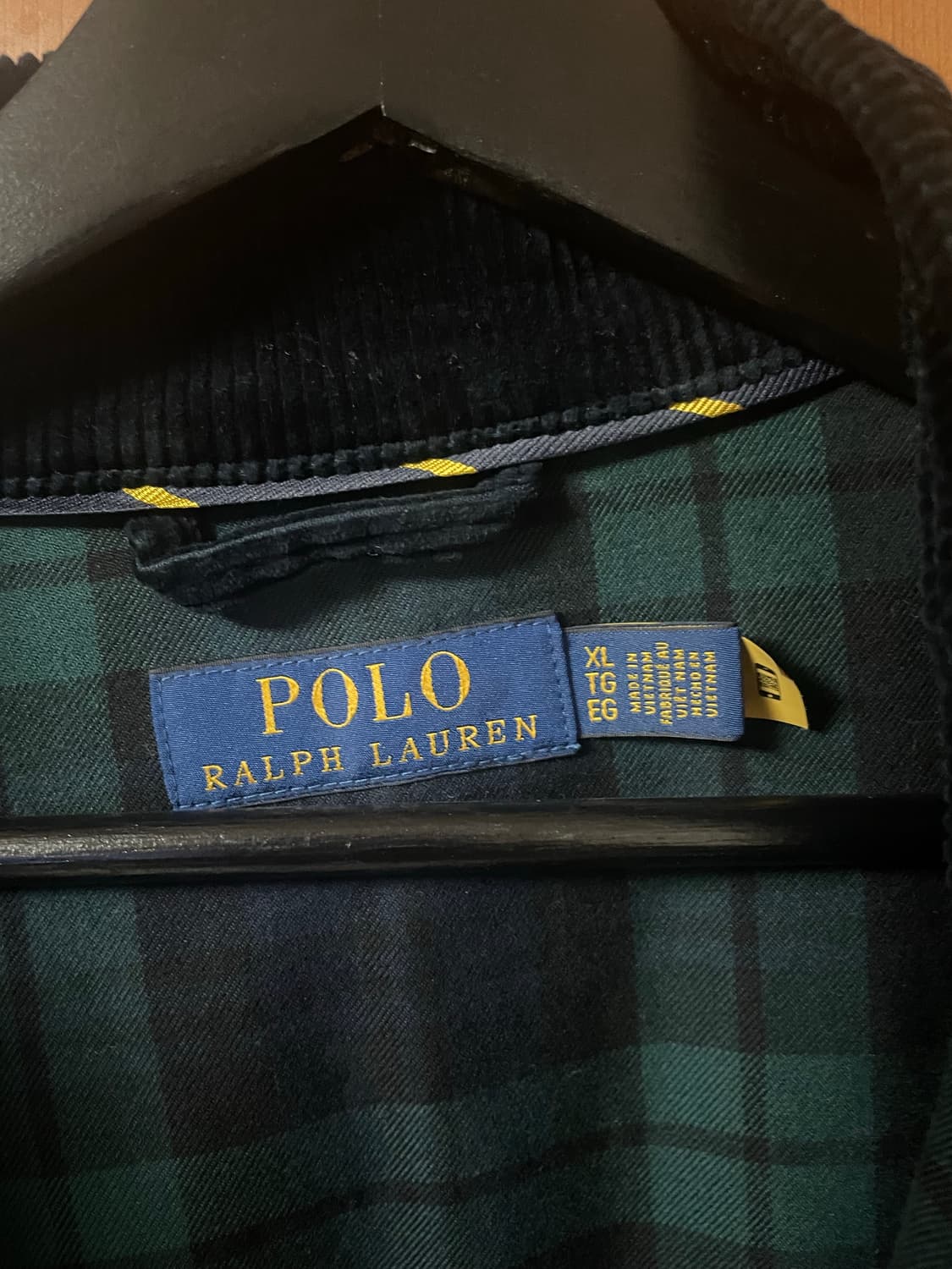 폴로랄프로렌 코듀로이 바라쿠다 재킷 네이비 XL 상품이미지3