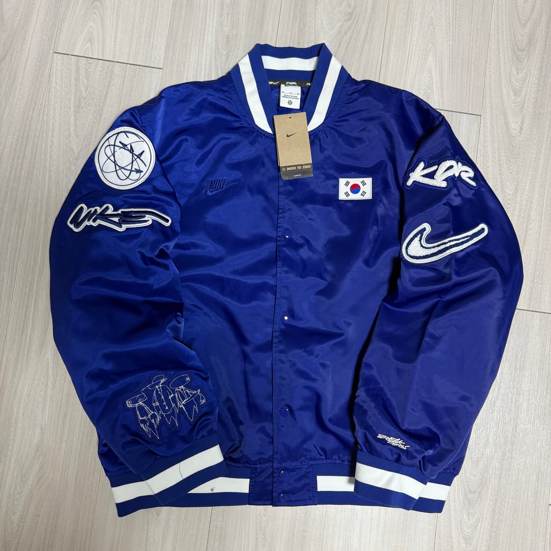 나이키 대한민국 새틴 자켓 상품이미지1