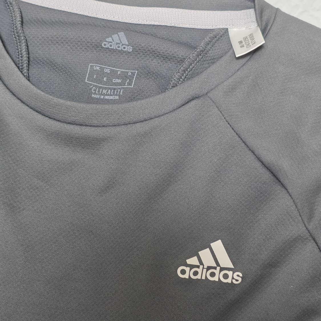 JP 아디다스)그레이 기능성 긴팔티셔츠 상품이미지4