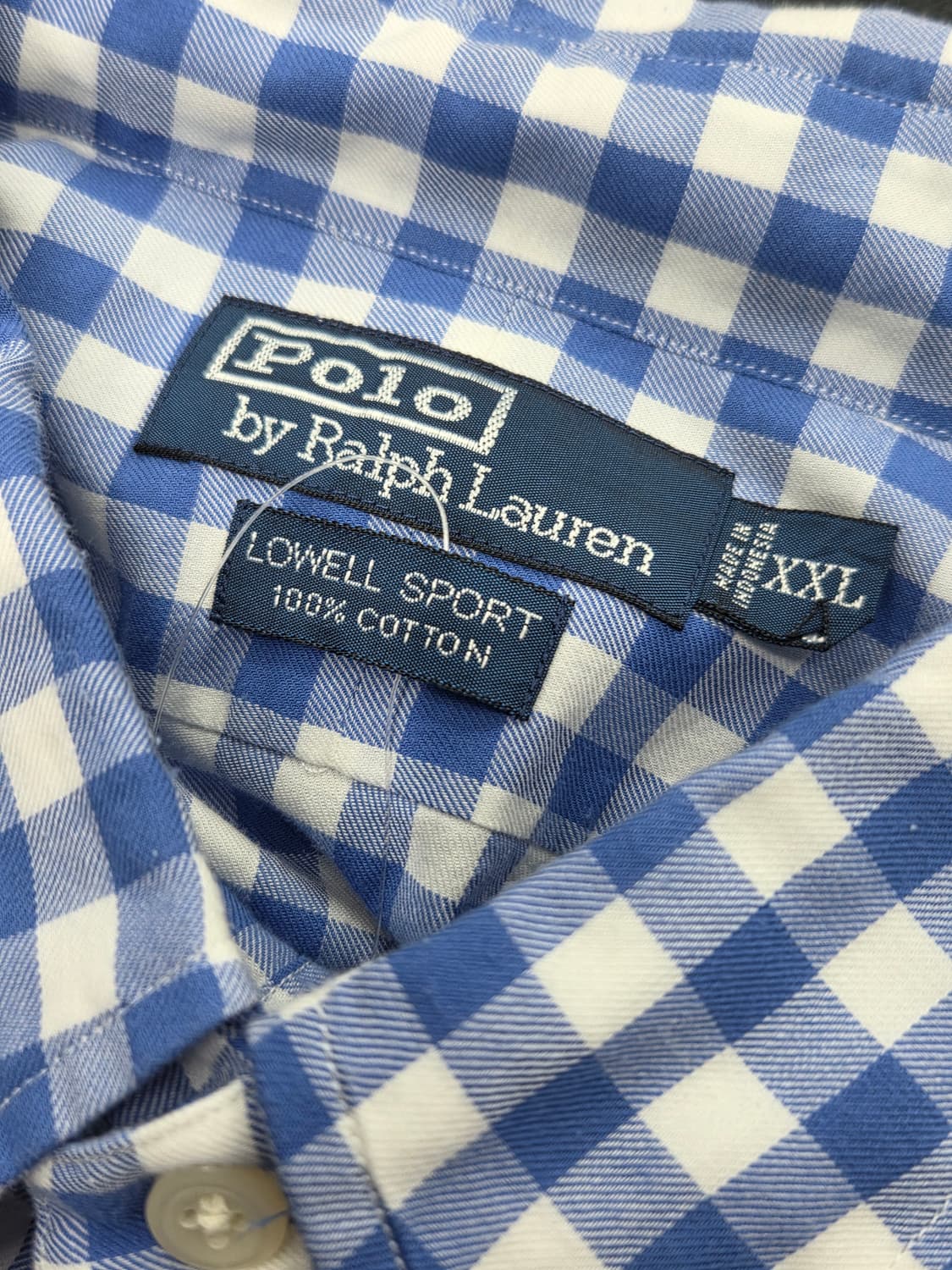 POLO 폴로 블루체크 긴팔셔츠 상품이미지3