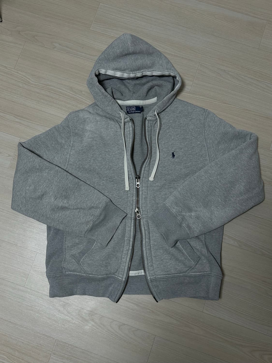 폴로 랄프로렌 써멀 후드집업 XL 그레이 상품이미지1