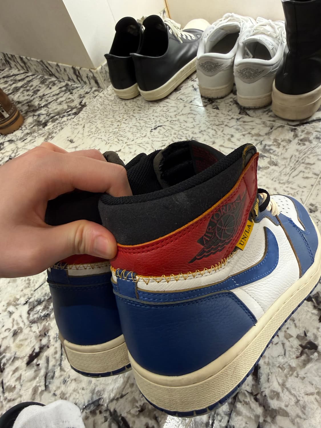 나이키 조던 1 x 유니온 레트로 하이 블루토 상품이미지8