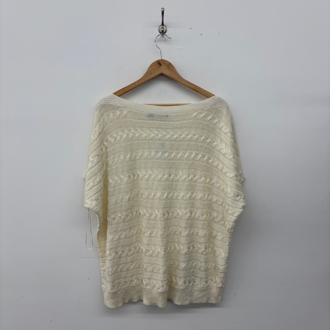 랄프로렌 케이블 반팔 니트 여성 3XL 상품이미지5