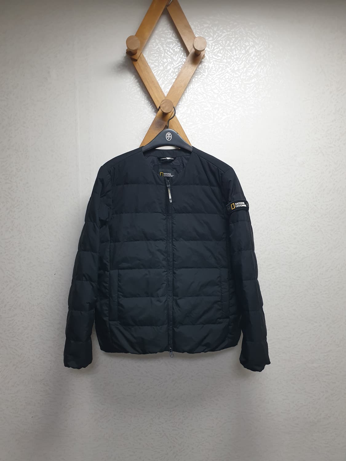 [22년/90] 내셔널지오그래픽 헤론 여성경량패딩 블랙 상품이미지1