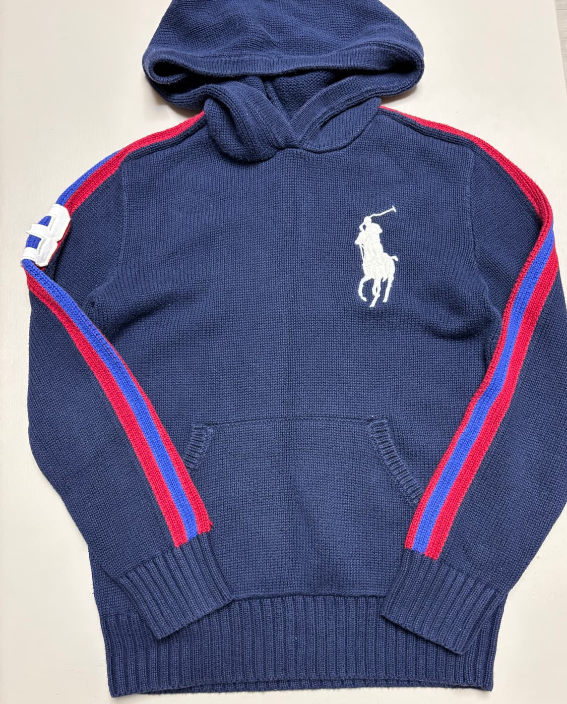 폴로 랄프로렌 후드 니트 M 상품이미지1