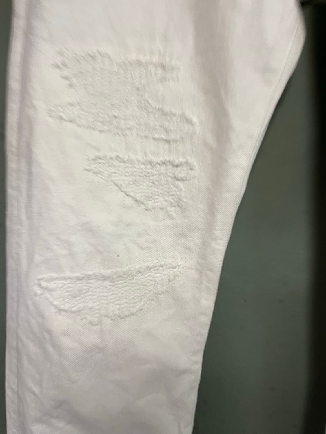 Rats 화이트 크래쉬 데님 L  상품이미지5