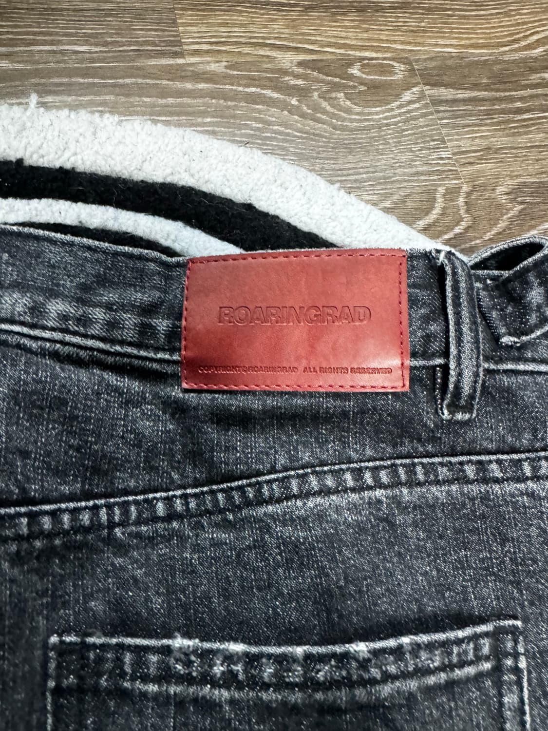 ROARINGRAD Flare Denim Pants Black 상품이미지6
