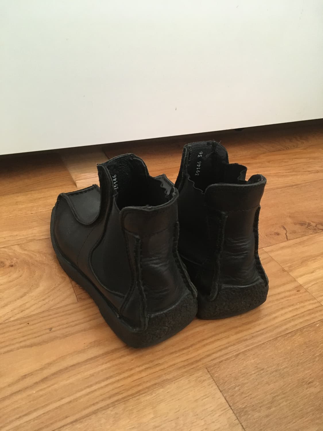 요지 야마모토 스퀘어토 레더 부츠 상품이미지3