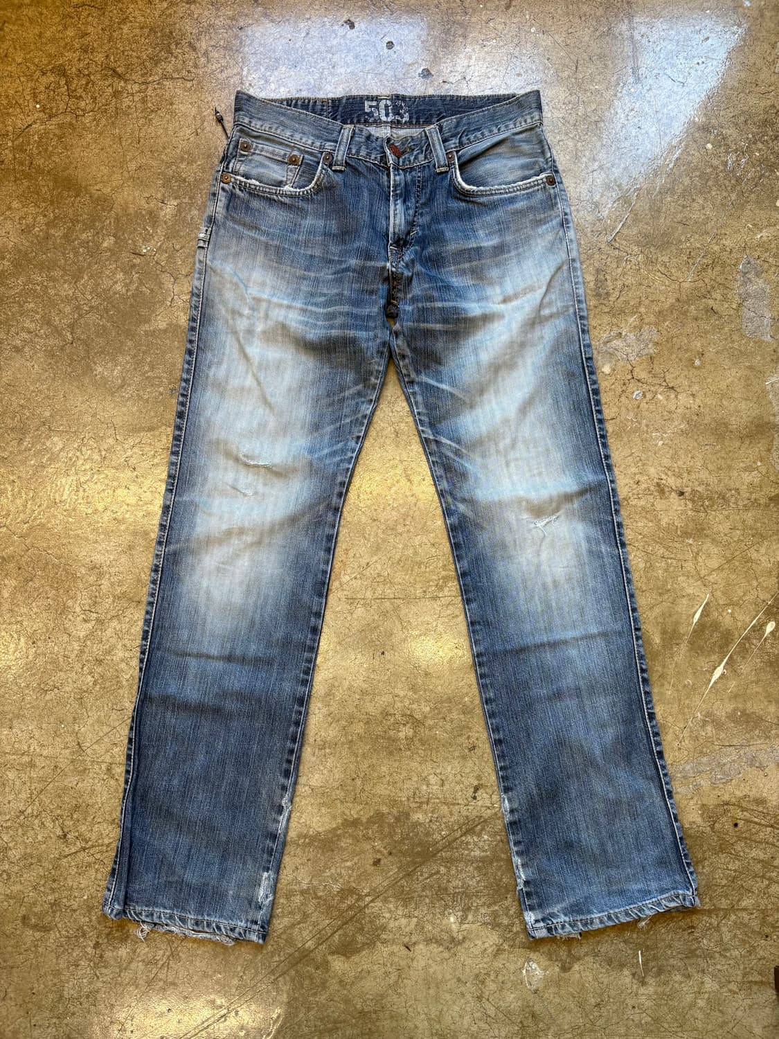 에드윈 빈티지 블루트립 503 워싱 데님 상품이미지1