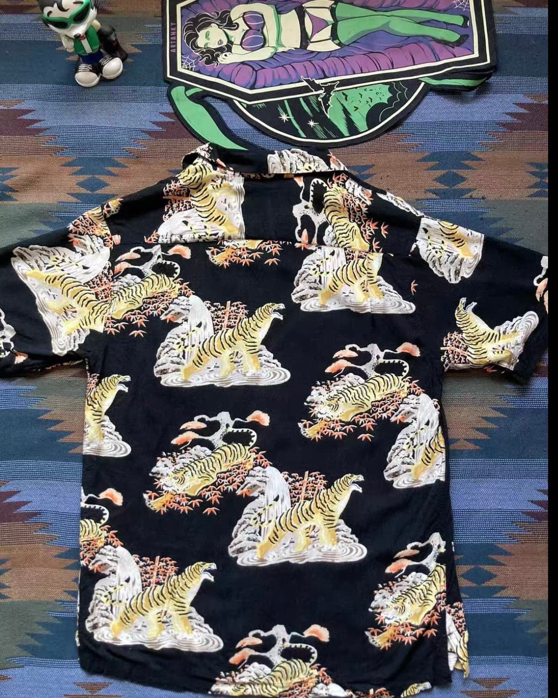  [Vintage] Honolulu Hawaii 타이거 패턴 셔츠 상품이미지9