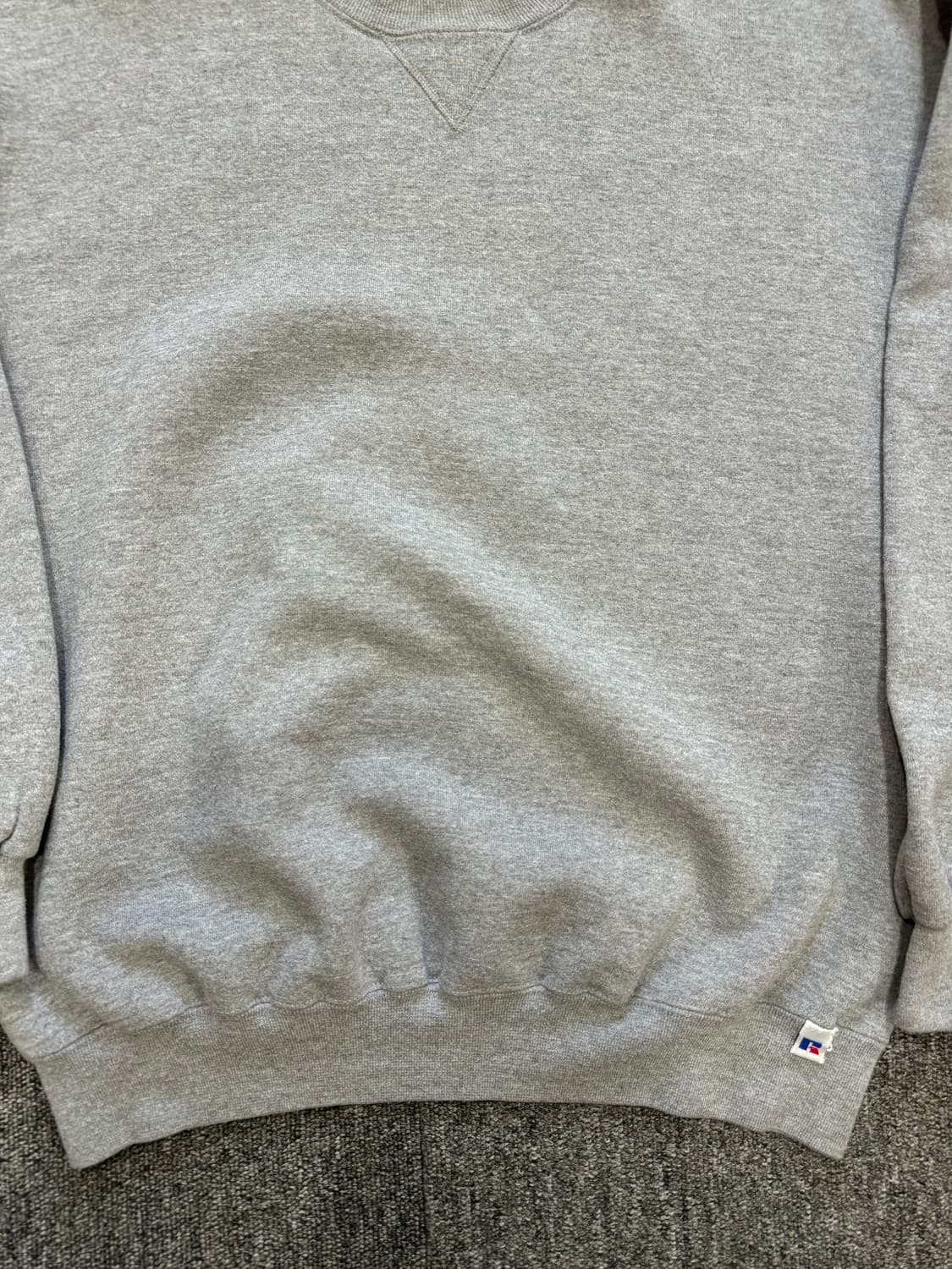90s USA 러셀 그레이 스웻 XL 상품이미지4