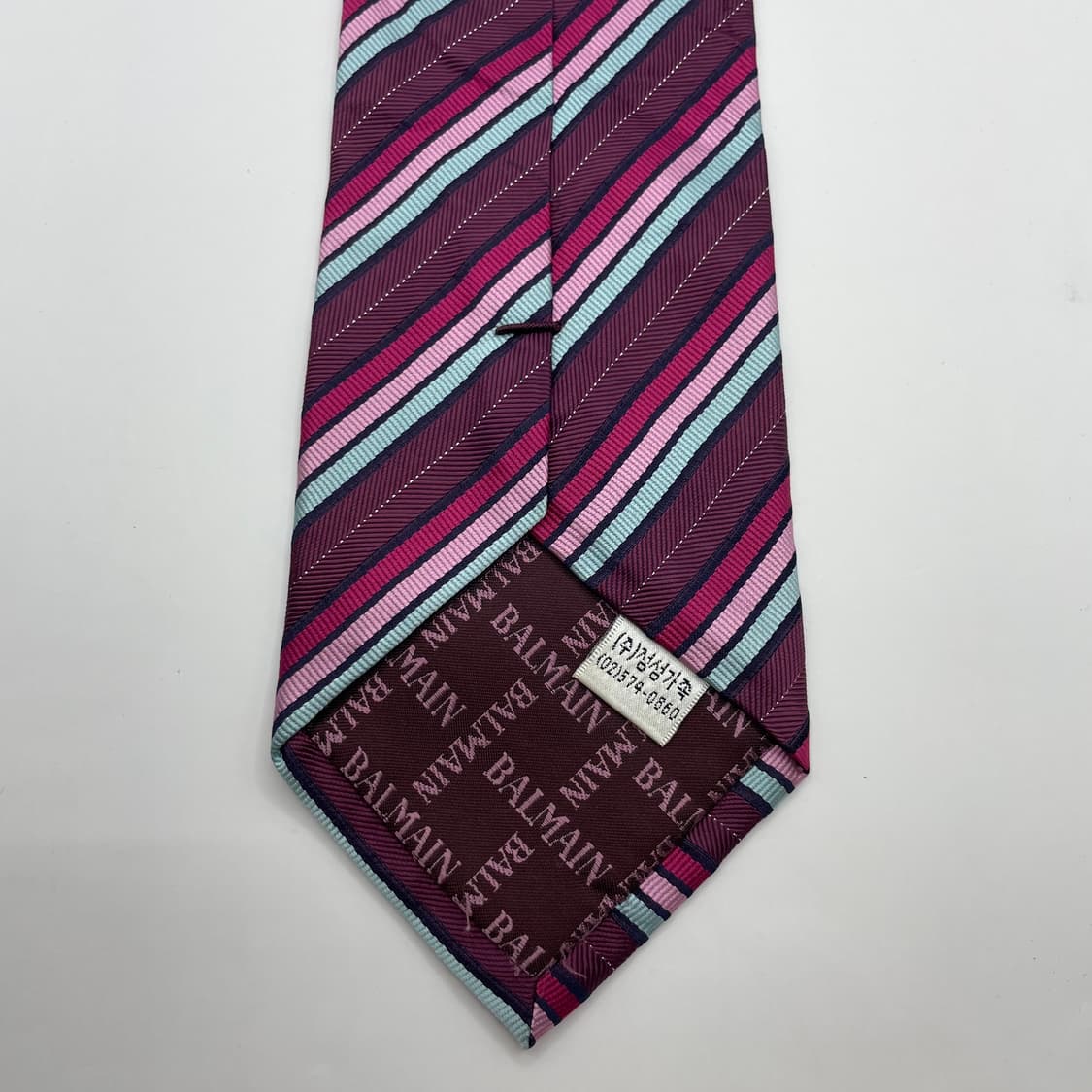 614) (BALMAIN) 발망 패턴 넥타이 상품이미지4