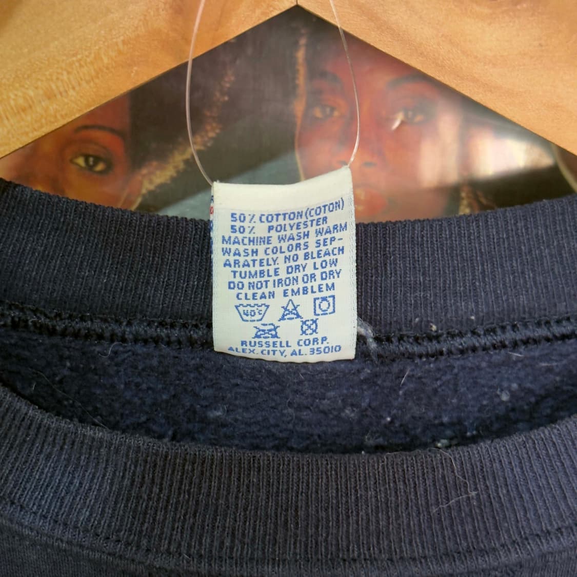 90s 러셀 에슬레틱 블랭크 스웻셔츠 USA 상품이미지3