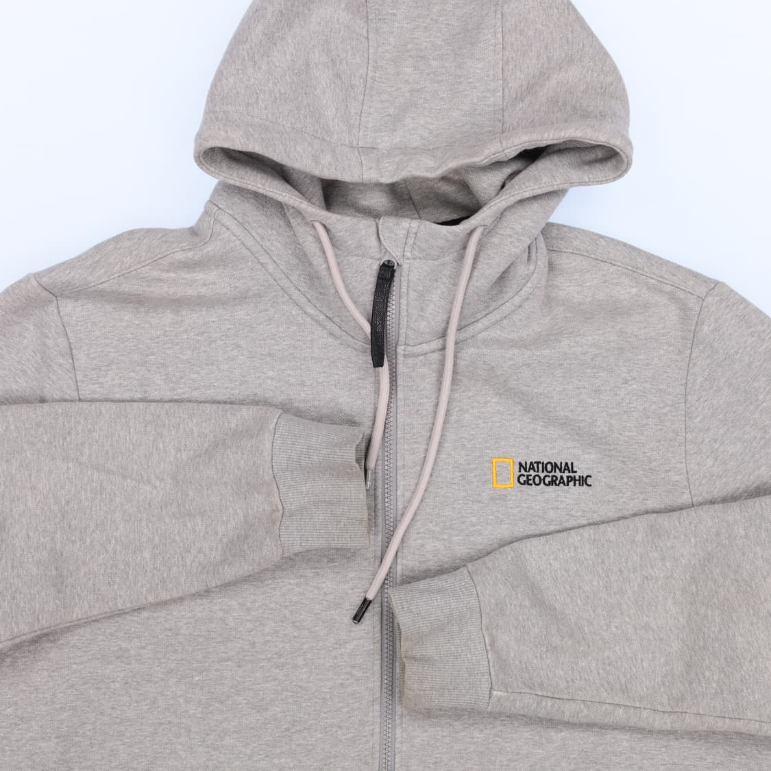 [2XL] 내셔널지오그래픽 남성 그레이 후드 집업 자켓 N7079 상품이미지4