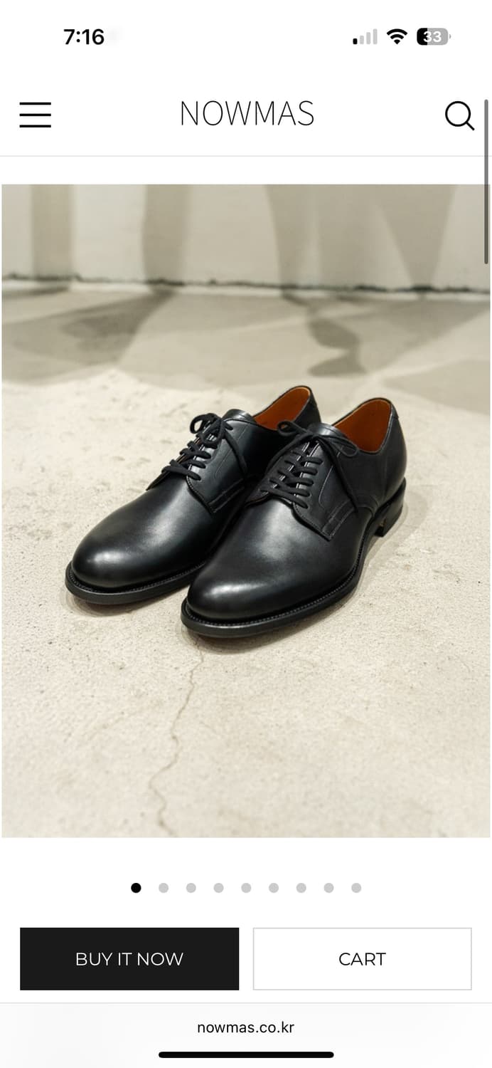 아치캐리archkerry navy last service shoes8.5 상품이미지2