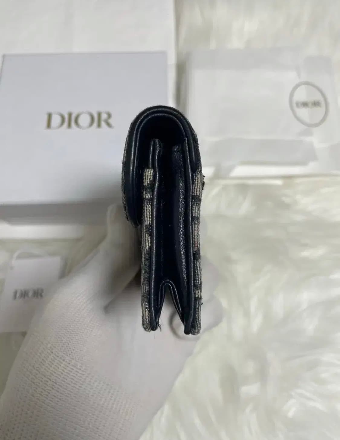 디올 오블리크 새들 카드지갑 상품이미지6