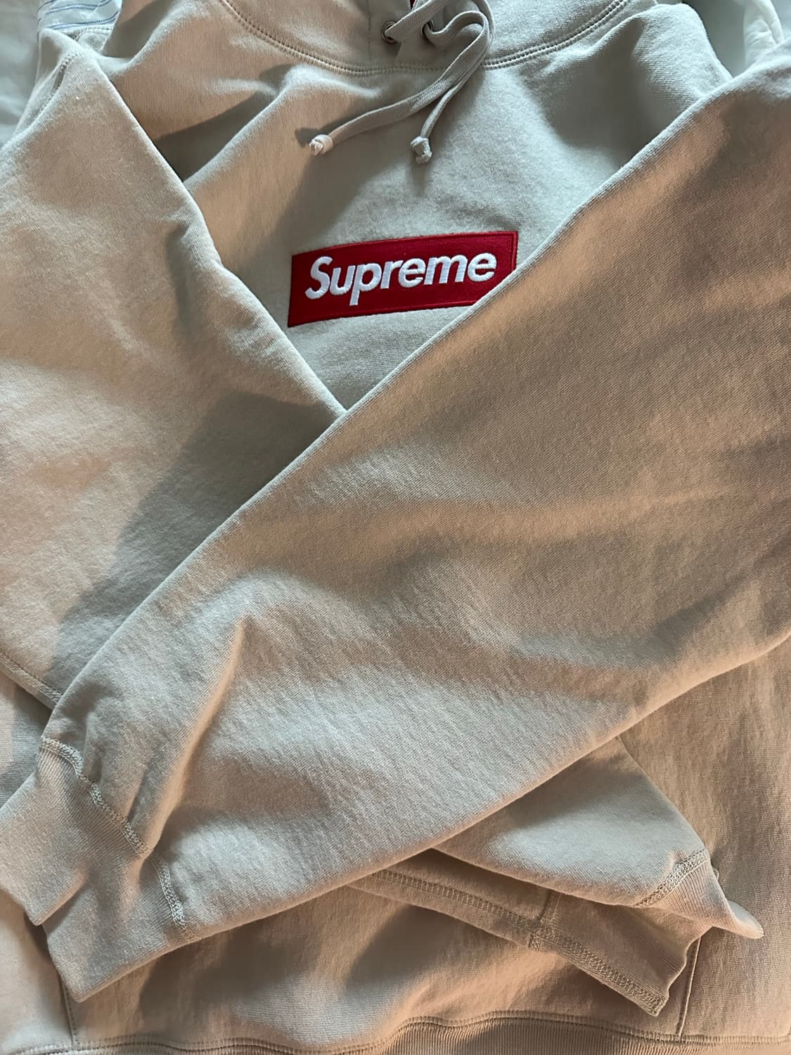 슈프림 박스로고 후디 스톤 때 상품이미지1