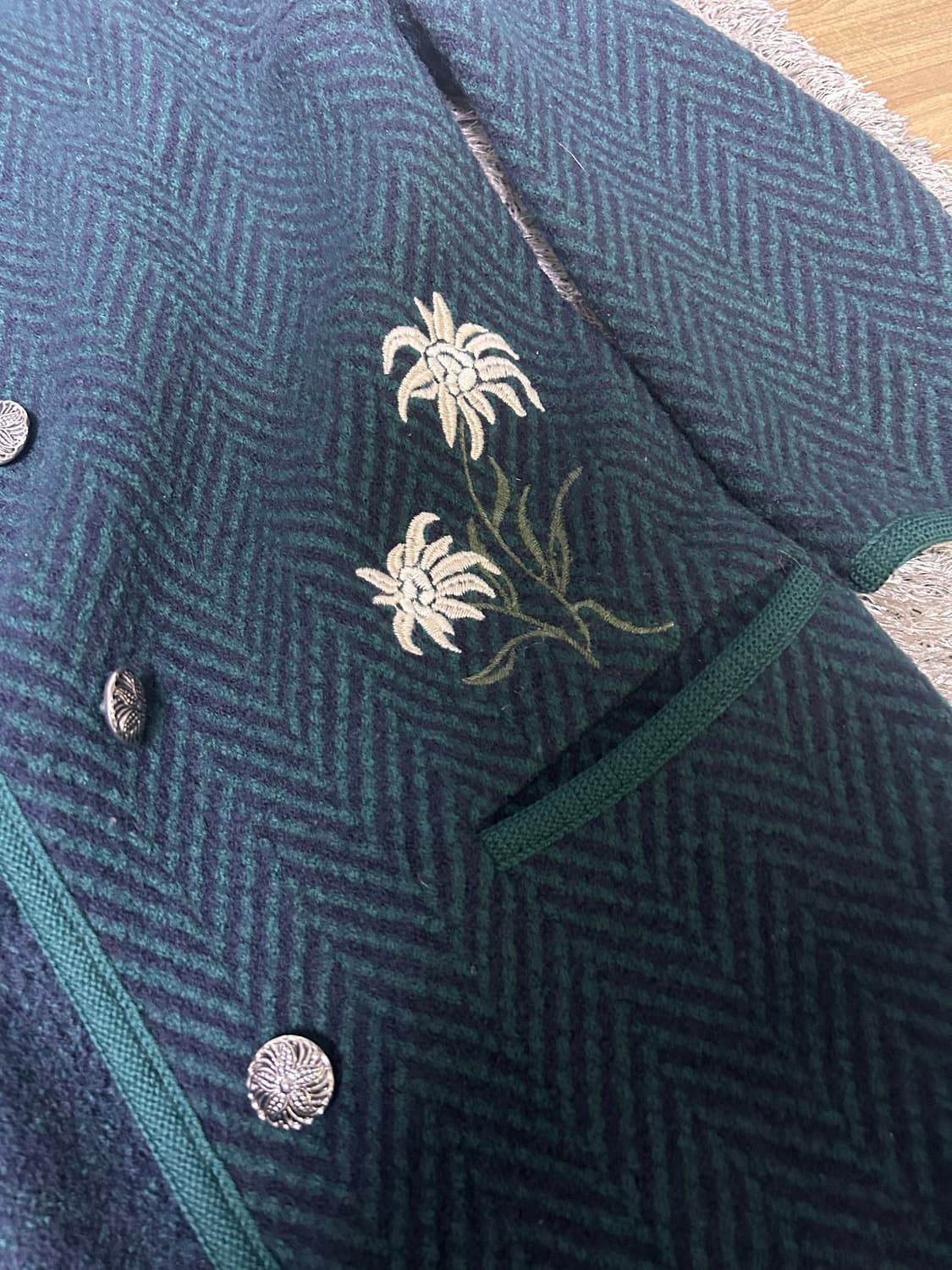 이태리제 blauenbock 울100프로 코트 사이즈 77 상품이미지2