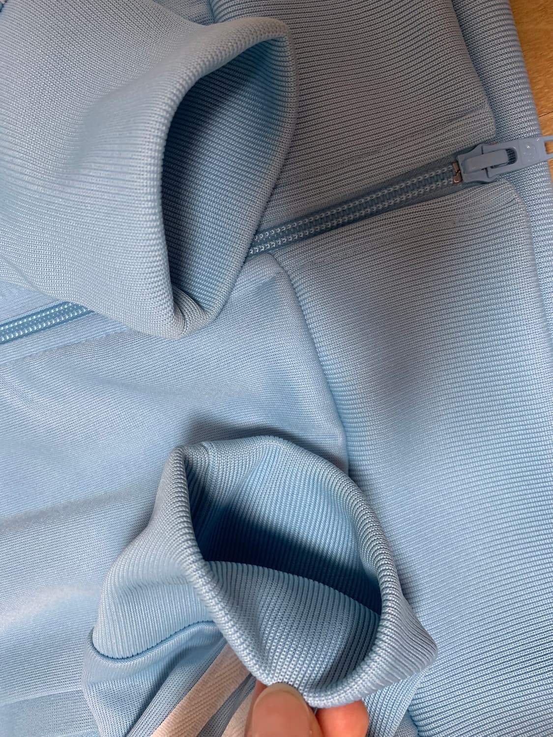 아디다스 파이어버드 져지 트랙탑 스카이 블루 민트 상품이미지5