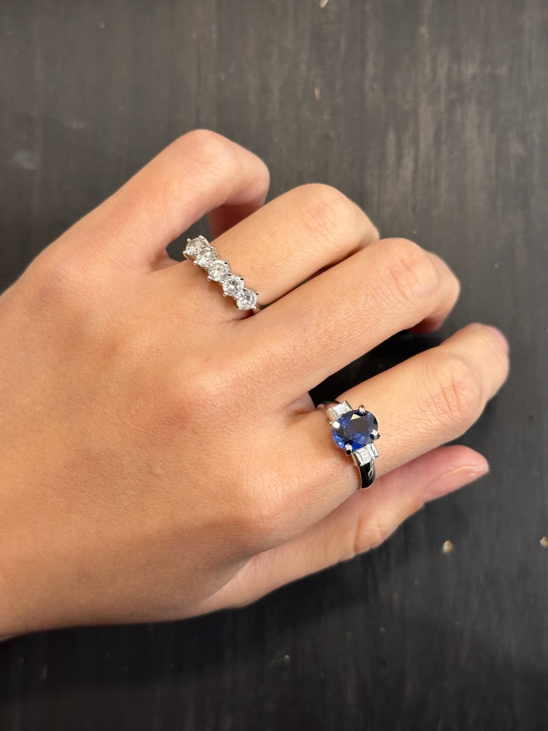 sapphire 925silver ring 상품이미지7