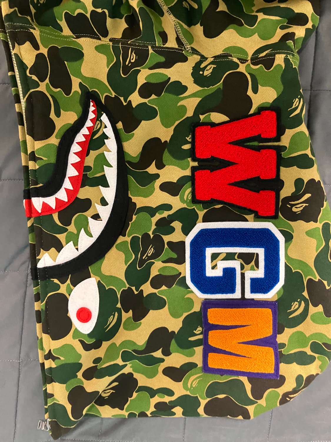 베이프 카모 후드집업 2xl 상품이미지8