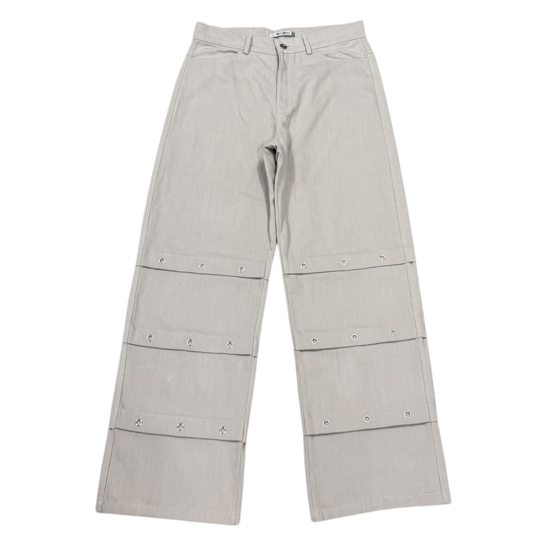 셋업이엑스이 핀턱 아일렛 팬츠 바지 베이지 M 상품이미지1