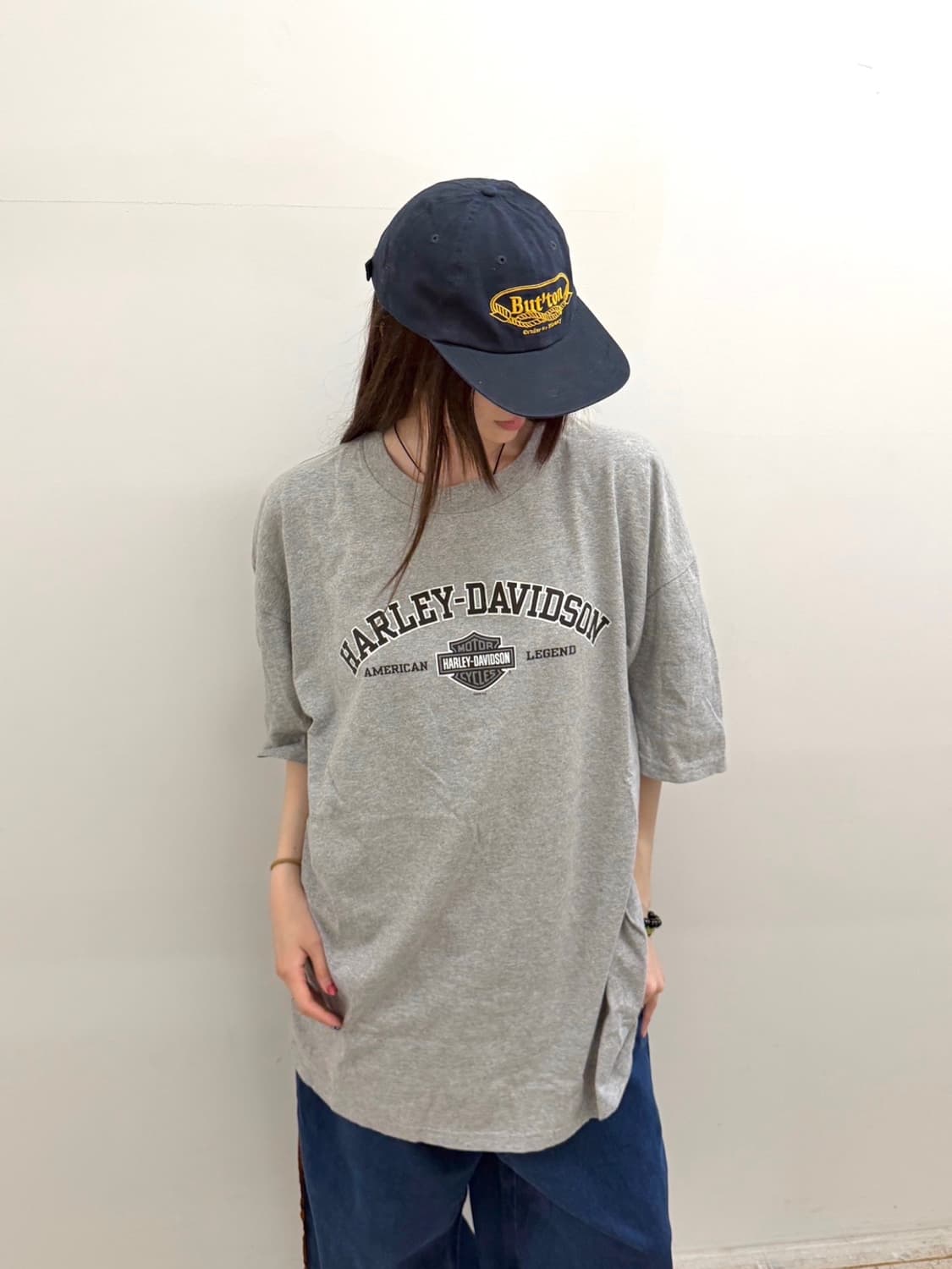할리데이비슨 TEXAS 백프린팅 반팔 그레이 상품이미지2