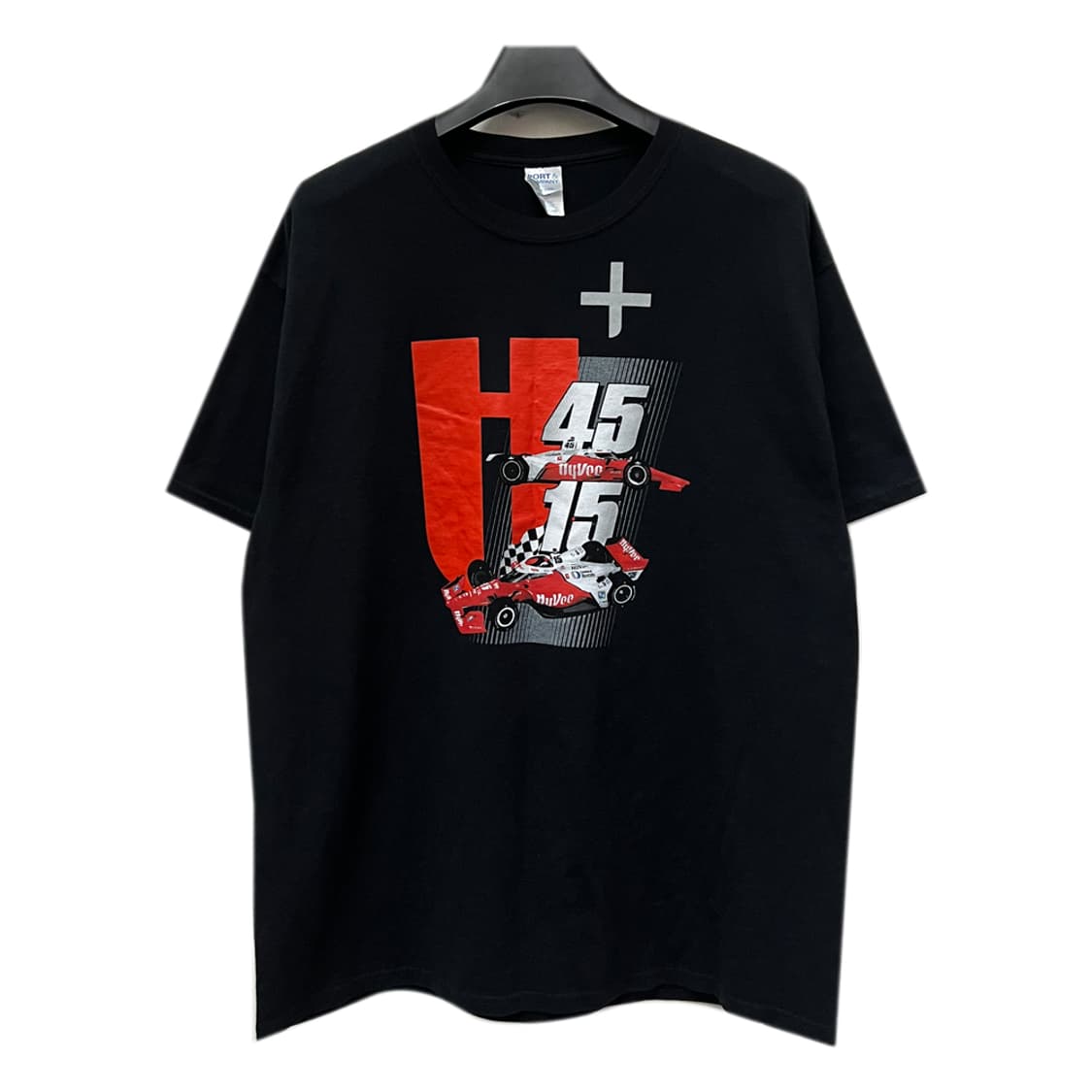 USA 포트앤컴퍼니 라할 레터맨 레니간 레이싱 반팔티 XL 상품이미지2