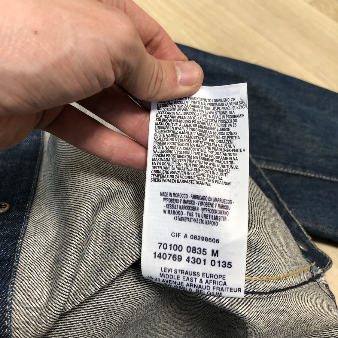 (M) 00's 리바이스 엔지니어드진 70100-0835 데님 엔진 자켓 상품이미지8