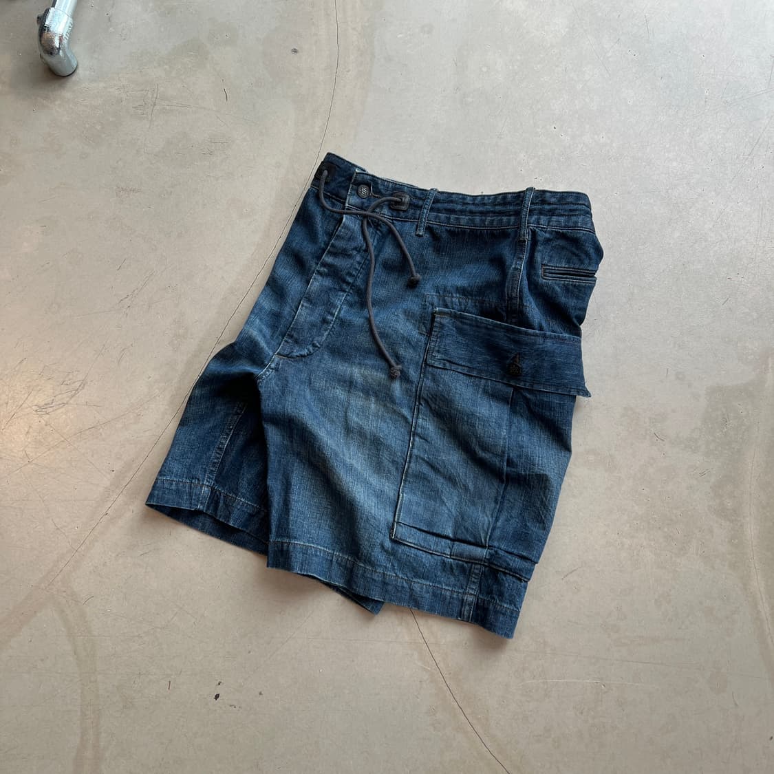 RRL 세즈윅 레지먼트 데님 카고 쇼츠 상품이미지1