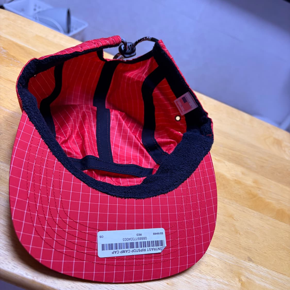 슈프림 SS18 콘트라스트 립스탑 캠프캡 상품이미지6