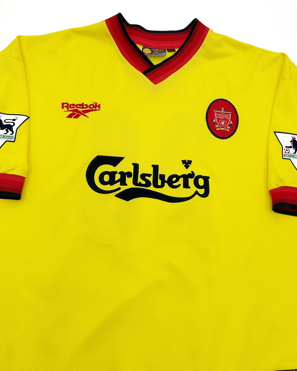 리복 97-98 리버풀 어웨이 리그킷 스티븐 제라드 데뷔 상품이미지4