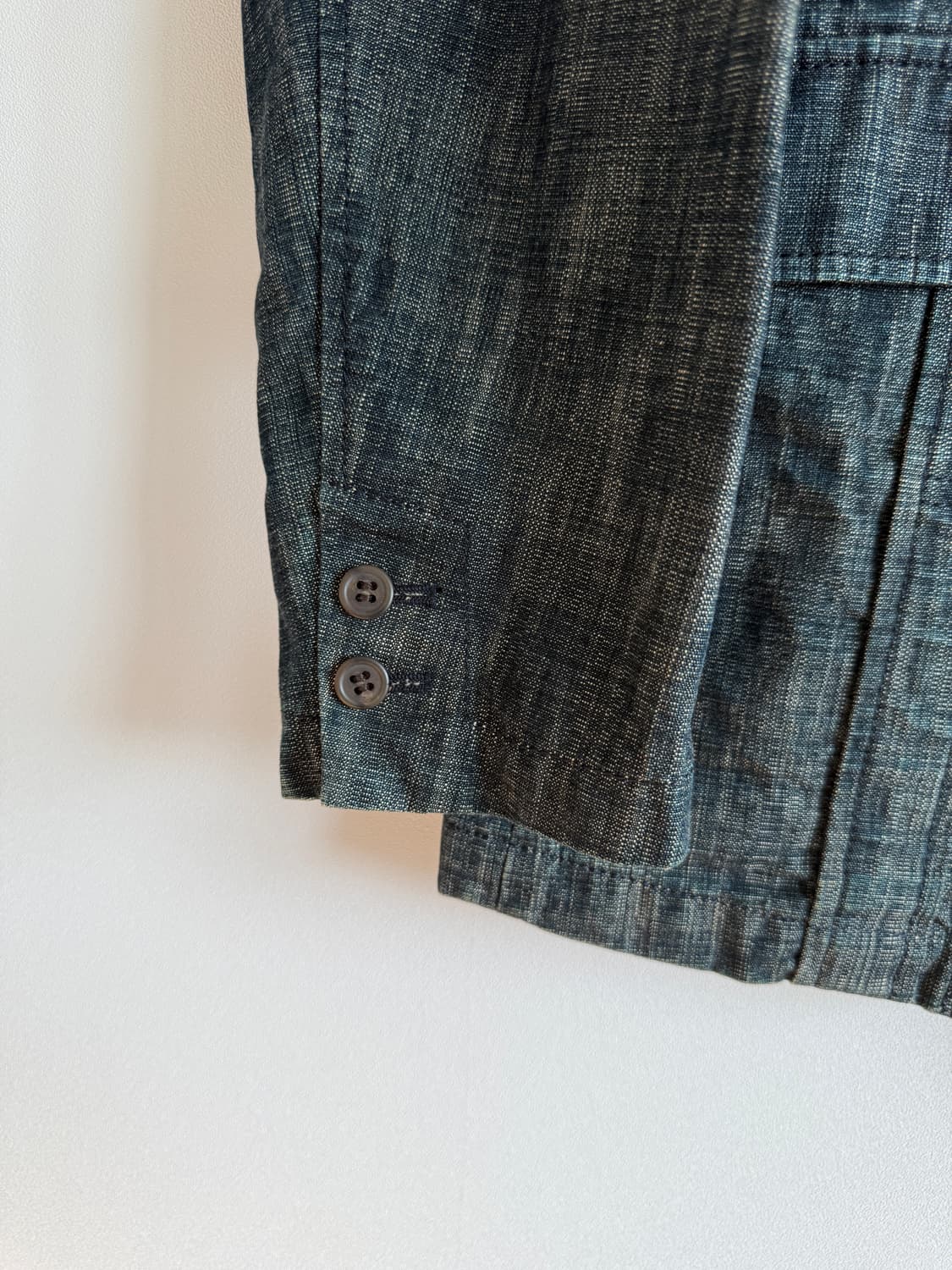 KAKA(kazutaka kato) 3버튼 데님 자켓 상품이미지4