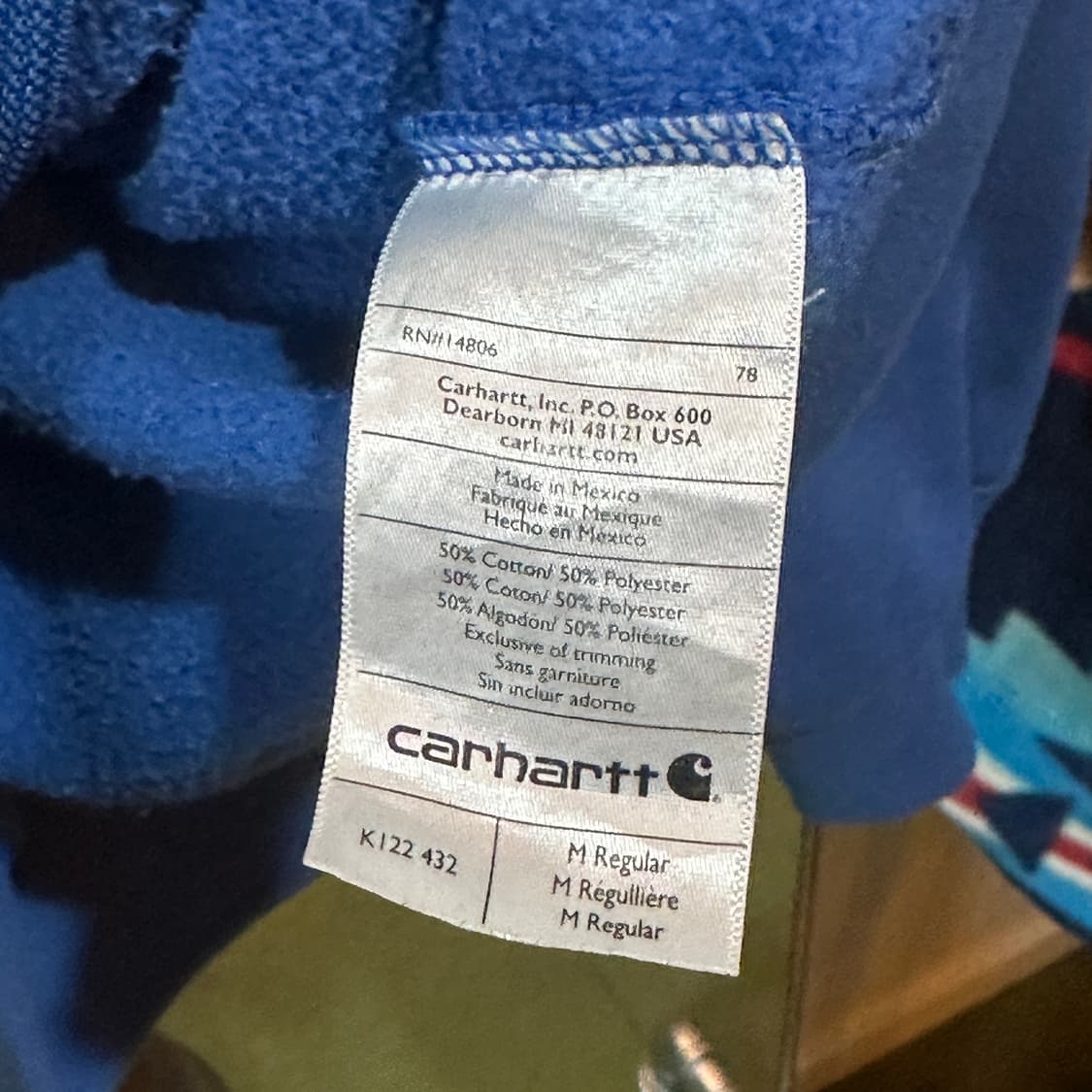 칼하트 후드 집업 상품이미지4