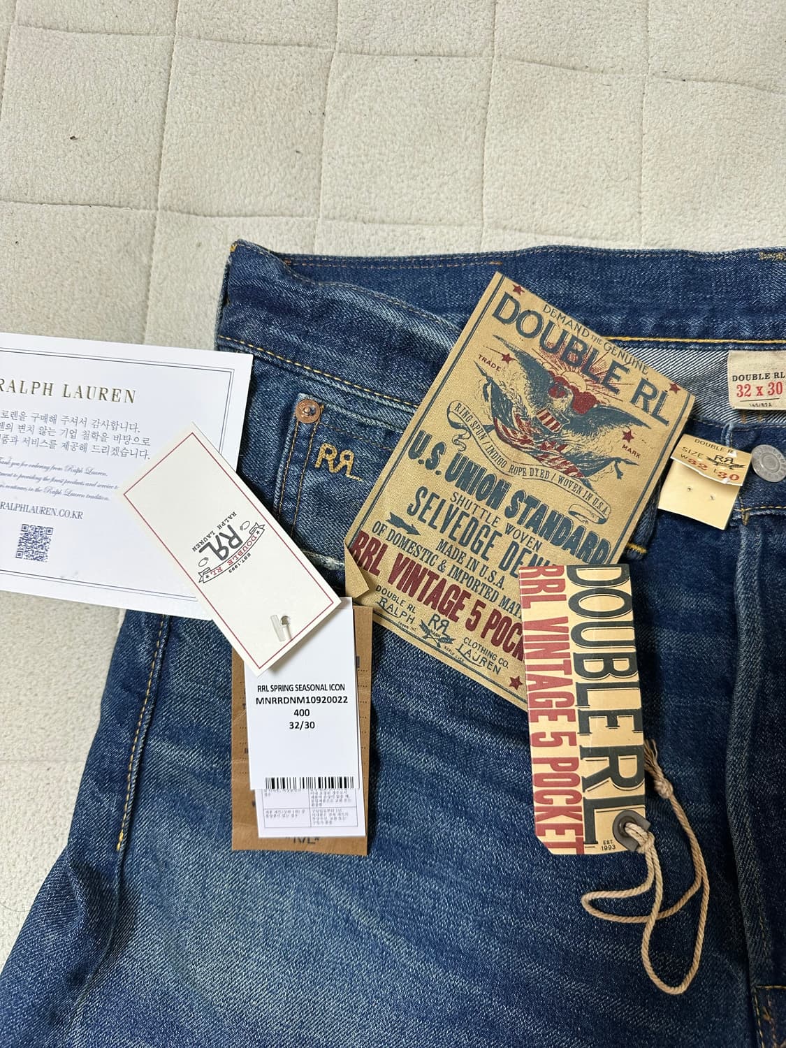 RRL 빈티지 파이브포켓 그랜드폴스 32/30 상품이미지5
