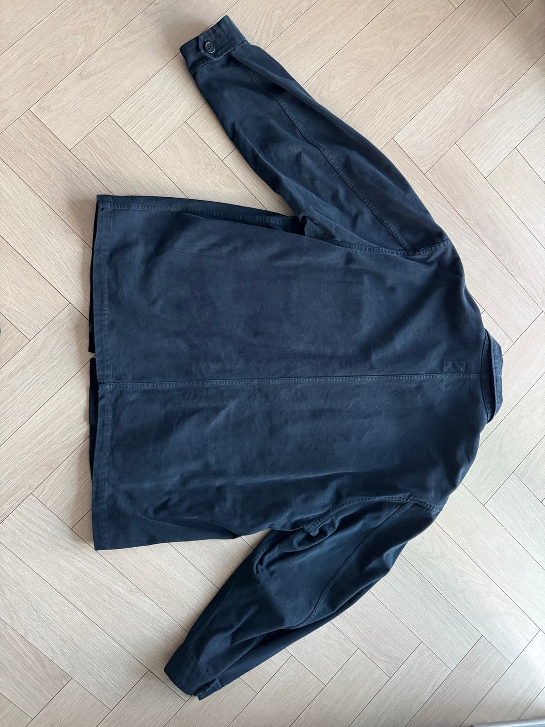 퍼렌 프렌치 워크자켓 (몰스킨) 네이비 3사이즈 상품이미지2