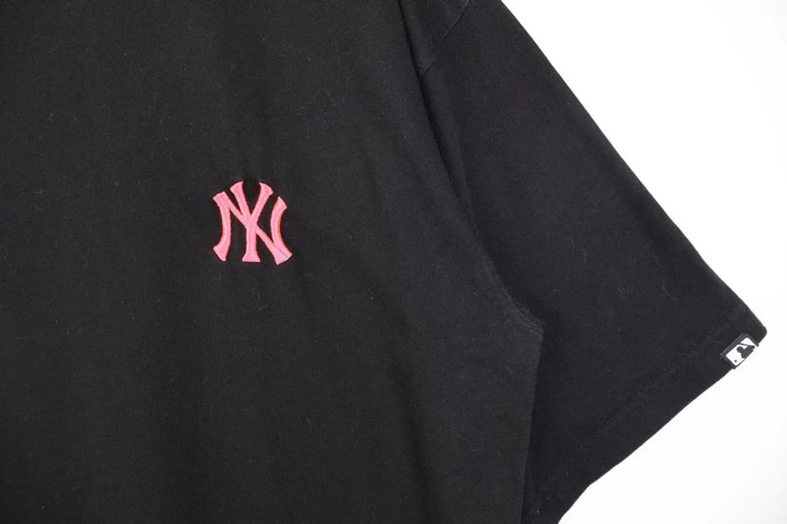 mlb 블랙 로고 반팔 상품이미지5